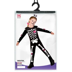 Skelet Jumpsuit Zwart Wit Meisje