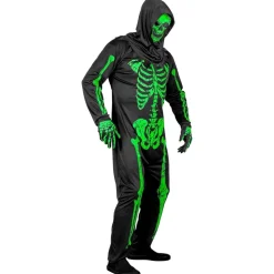 Skelet Kostuum Heren Neon 3 delig