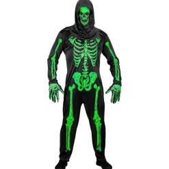 Skelet Kostuum Heren Neon 3 delig