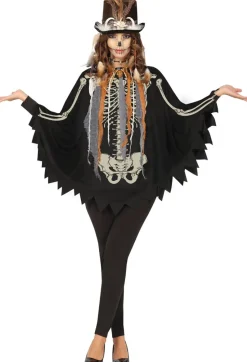 Skelet Poncho Zwart