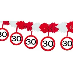Slinger met Onderhanger 30 Jaar Verkeersbord 4m