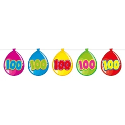 Slingers 100 Jaar Ballonnen 10m