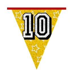 Slingers 10 Jaar Glitter 8m