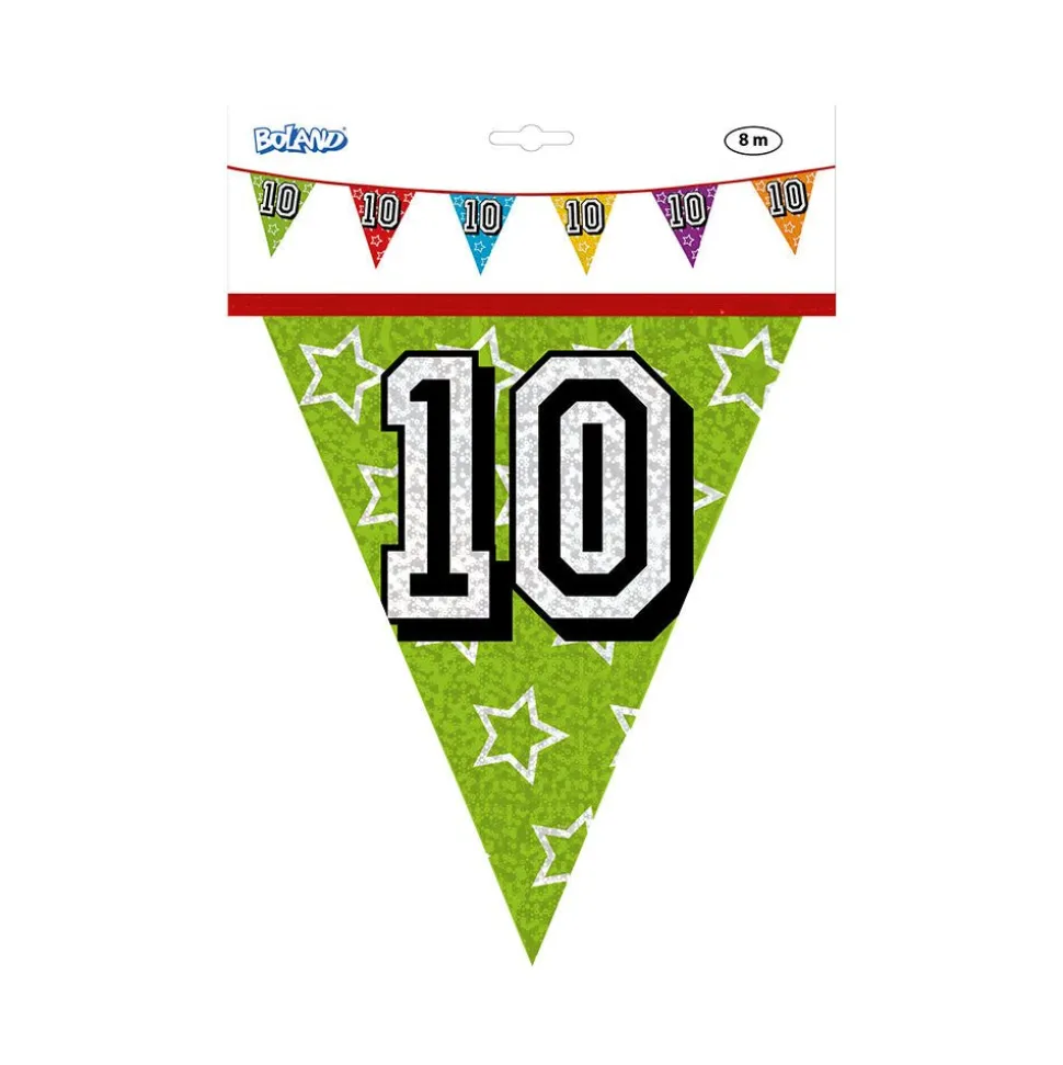 Slingers 10 Jaar Glitter 8m