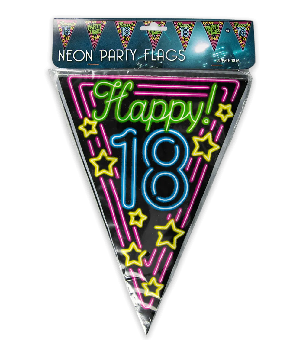 Slingers 18 Jaar Neon 10m