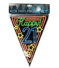 Slingers 21 Jaar Neon 10m