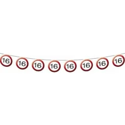 Slingers 16 Jaar Verkeersbord 12m