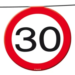 Slingers 30 Jaar Verkeersbord 12m