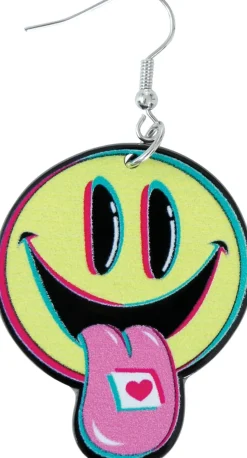 Smiley Oorbellen 2st