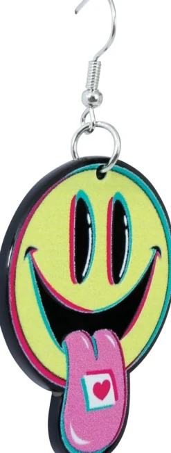 Smiley Oorbellen 2st