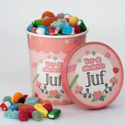 Snoepbakje Juf 12cm