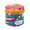 Snoepblik Bedankt 9cm