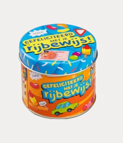 Snoepblik Rijbewijs 9cm