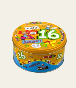Snoeptrommel 16 Jaar 14cm