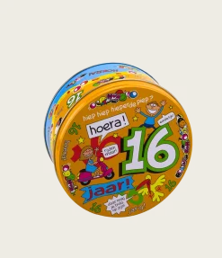 Snoeptrommel 16 Jaar 14cm