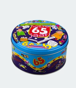 Snoeptrommel 65 Jaar 14cm