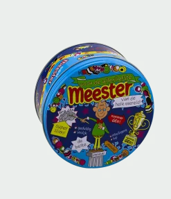 Snoeptrommel Meester 14cm