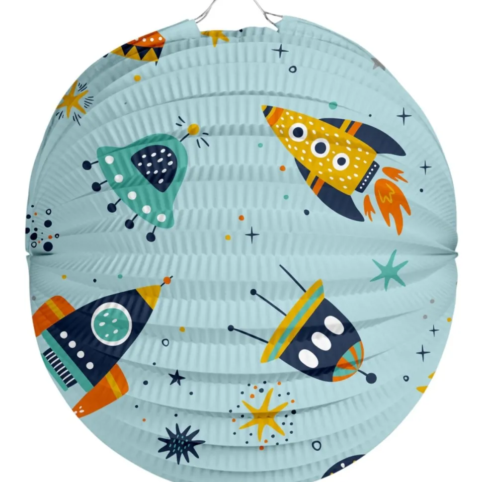 Space Lampion Gekleurd 22cm