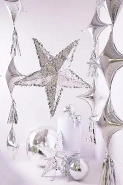 Ster Pinata Zilver 68cm