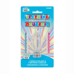 Taarttopper Cijfer 0 Verlichting 13cm 5 delig