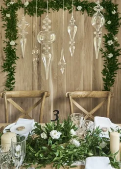 Taarttoppers Tafelnummers Zwart 26cm 11st