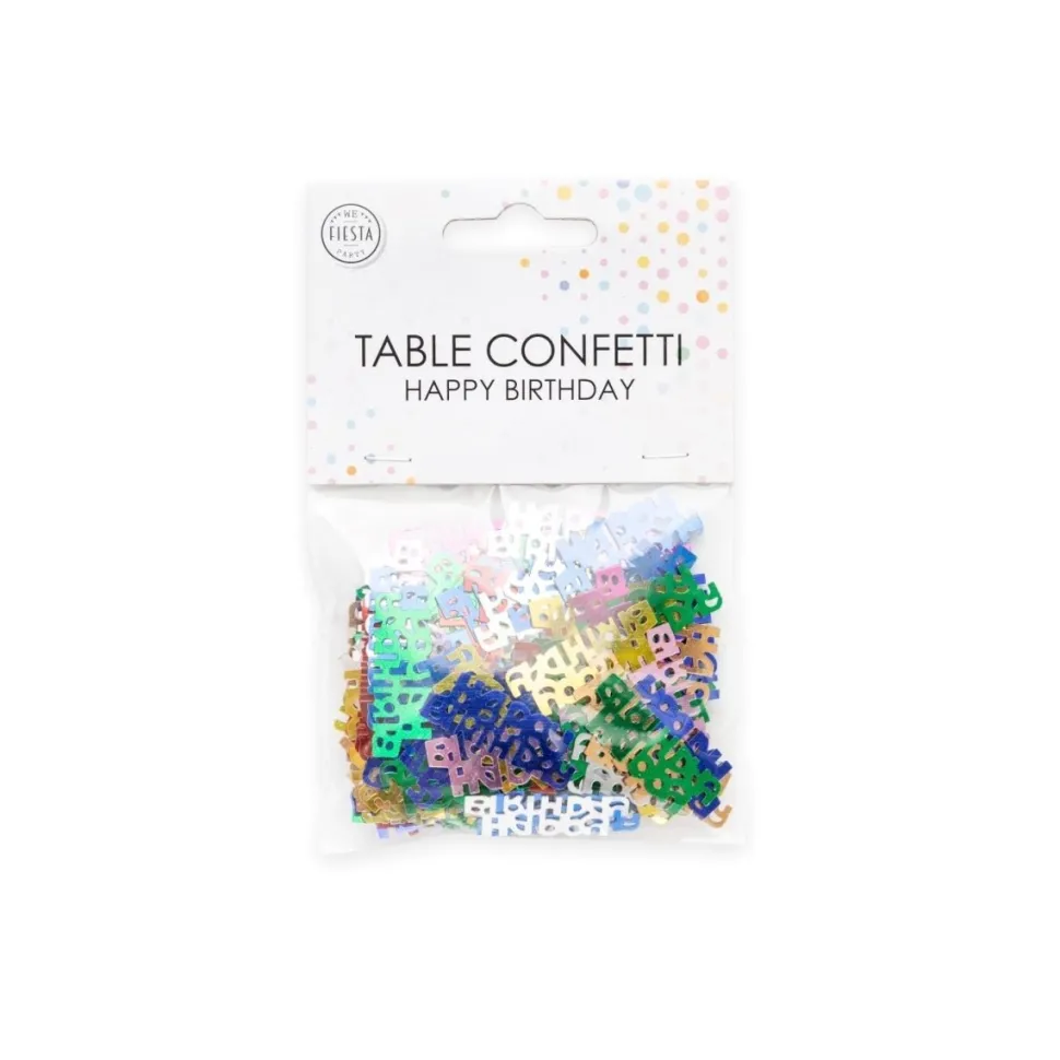 Tafelconfetti Happy Birthday