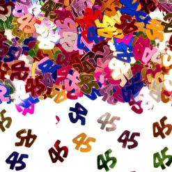Tafelconfetti 45 Jaar 1cm 600st