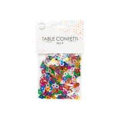 Tafelconfetti 9 Jaar Gekleurd