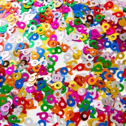 Tafelconfetti 9 Jaar Gekleurd