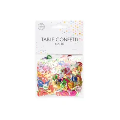 Tafelconfetti 10 Jaar Gekleurd