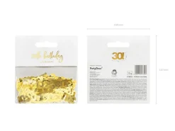 Tafelconfetti 30 Jaar Goud