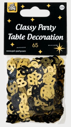 Tafelconfetti 65 Jaar 20gr