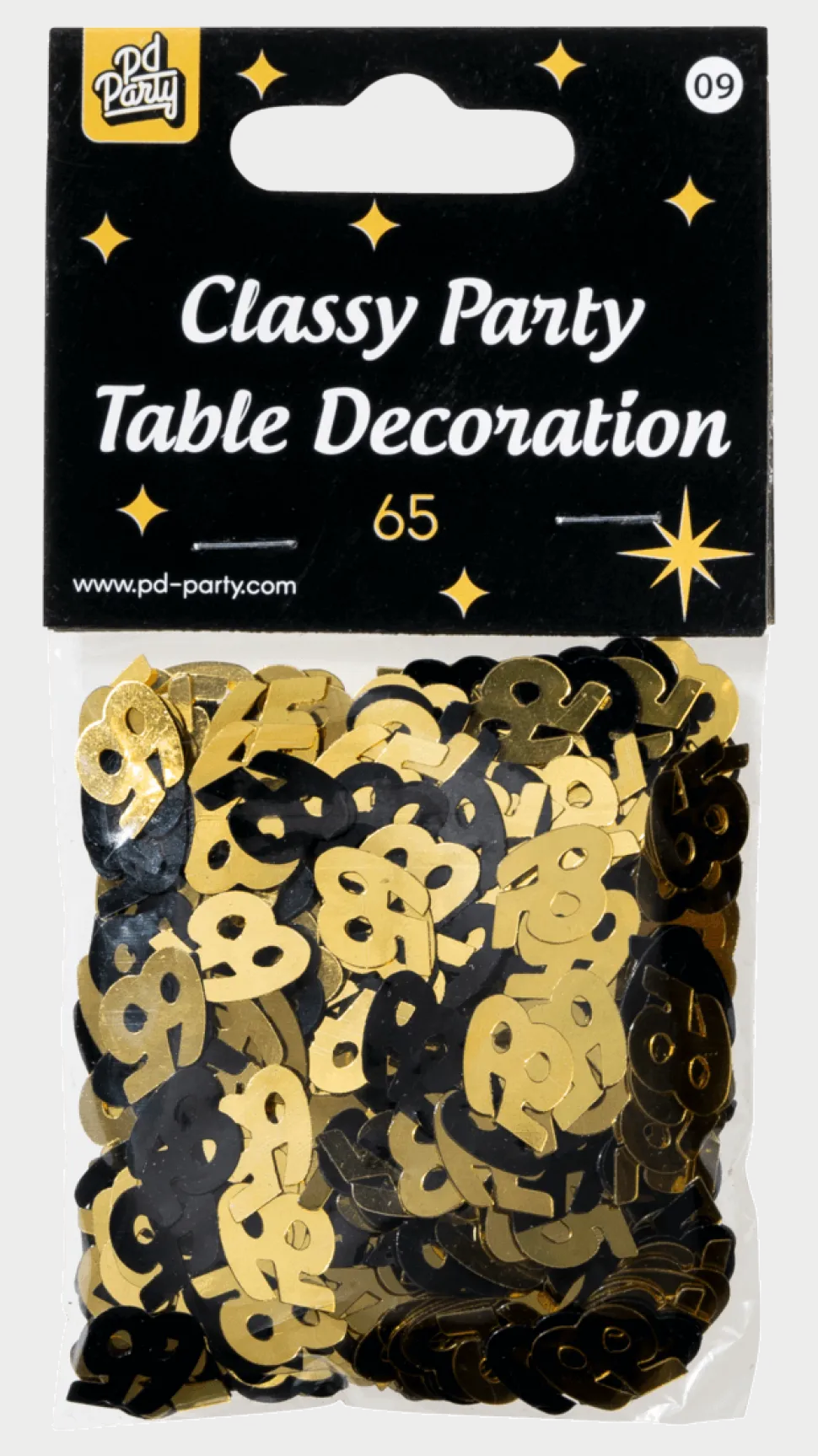 Tafelconfetti 65 Jaar 20gr