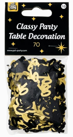 Tafelconfetti 70 Jaar 20gr