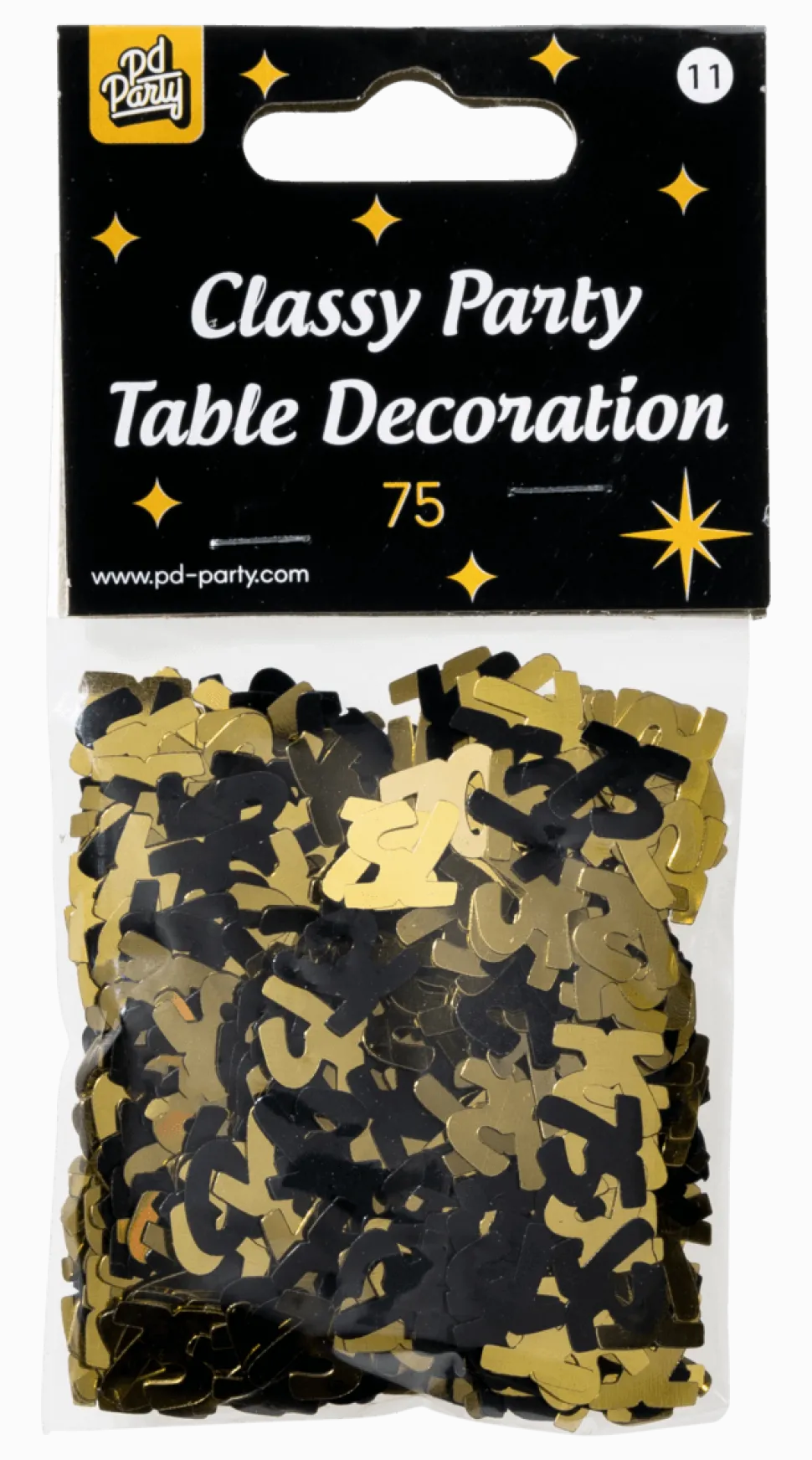 Tafelconfetti 75 Jaar 20gr