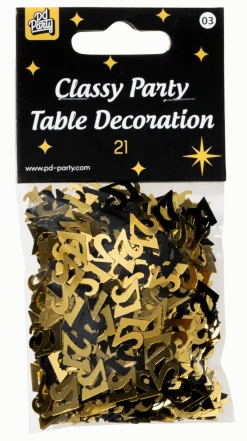Tafelconfetti 21 Jaar 20gr