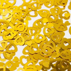 Tafelconfetti Open Hartjes Goud