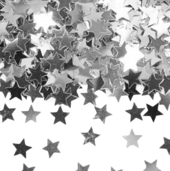 Tafelconfetti Ster Zilver 1cm 600st