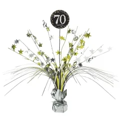Tafeldecoratie 70 Jaar Happy Birthday 46cm