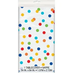 Tafelkleed Confetti Regenboog 2,13m
