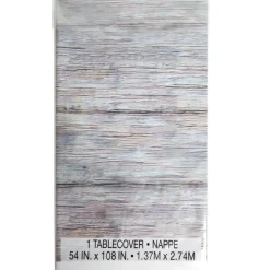 Tafelkleed Houtmotief 2,74m