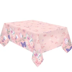 Tafelkleed Vlinders Roze 1,8m