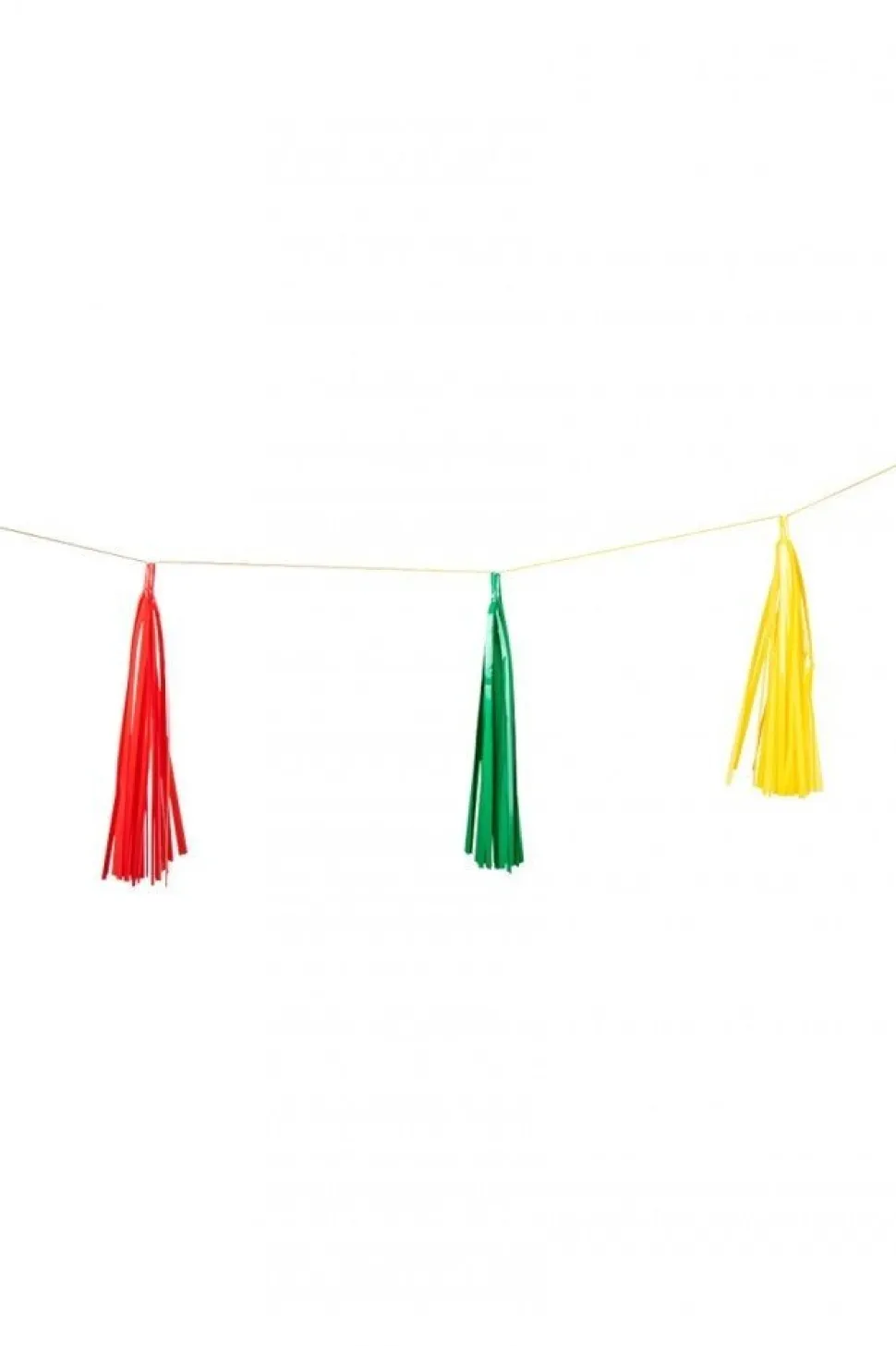 Tassel Guirlande Rood Geel groen 2,25m