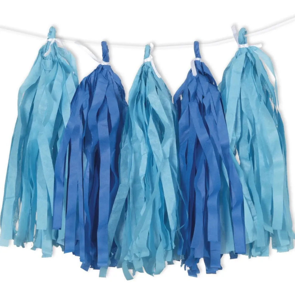 Tassel Slinger Blauw 2,7m