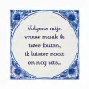 Tegels delfts blauw Twee fouten 15cm