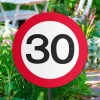 Tuinbord 30 Jaar Verkeersbord 52cm