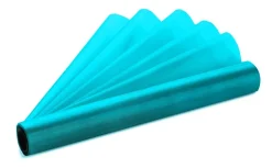 Turquoise Organza Stof 36cm 9m