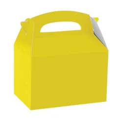 Uitdeelbox Geel 15cm