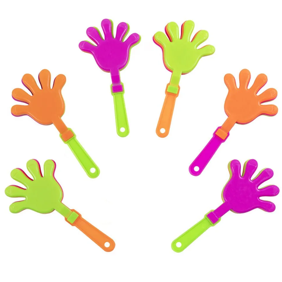 Uitdeelcadeautjes Handklappers 9,5cm 6st
