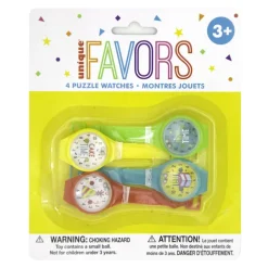 Uitdeelcadeautjes Horloge Puzzels 17,8cm 4st